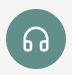 Headphones icon in a green circle.